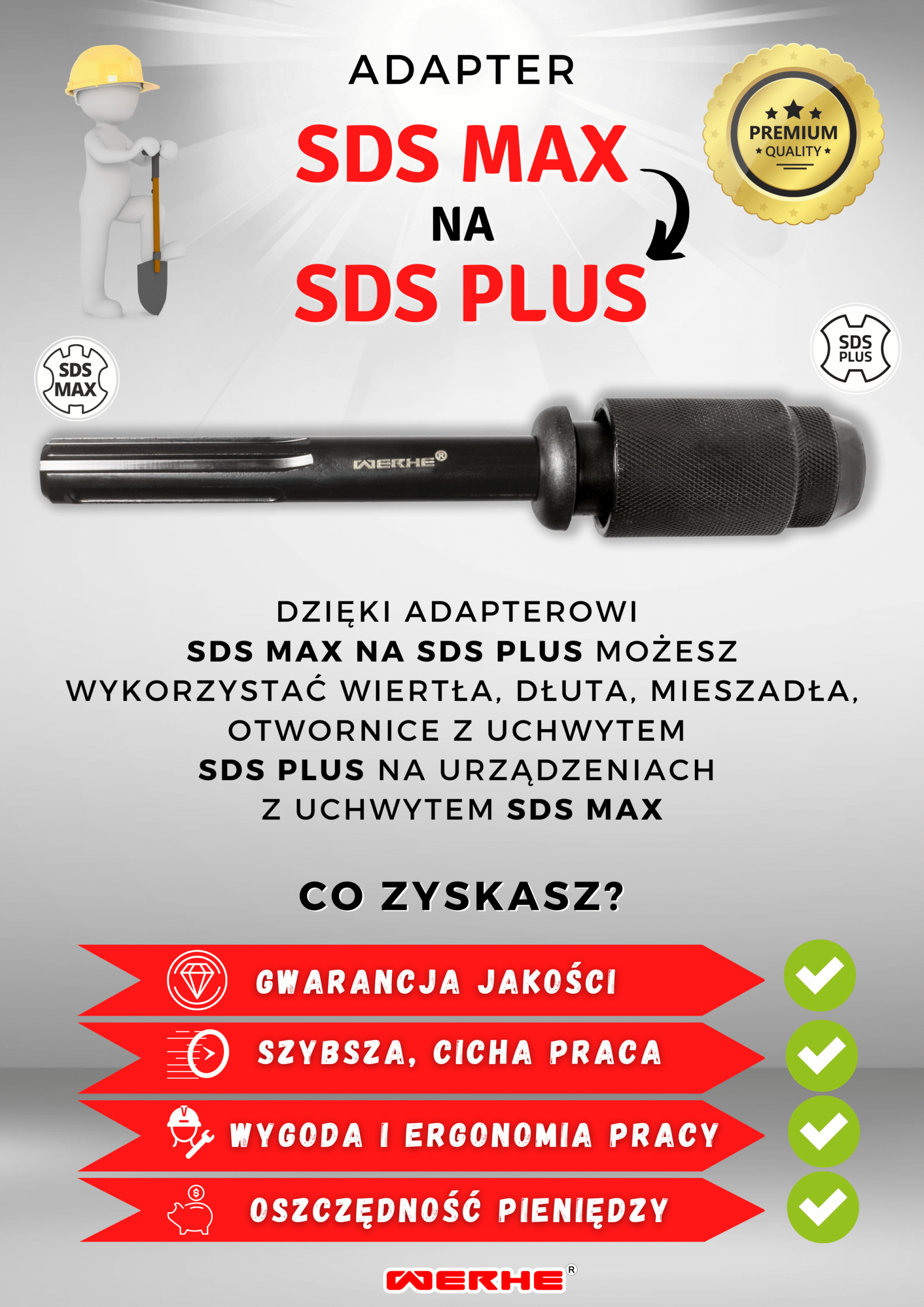 SDS MAX NA SDS PLUS PL