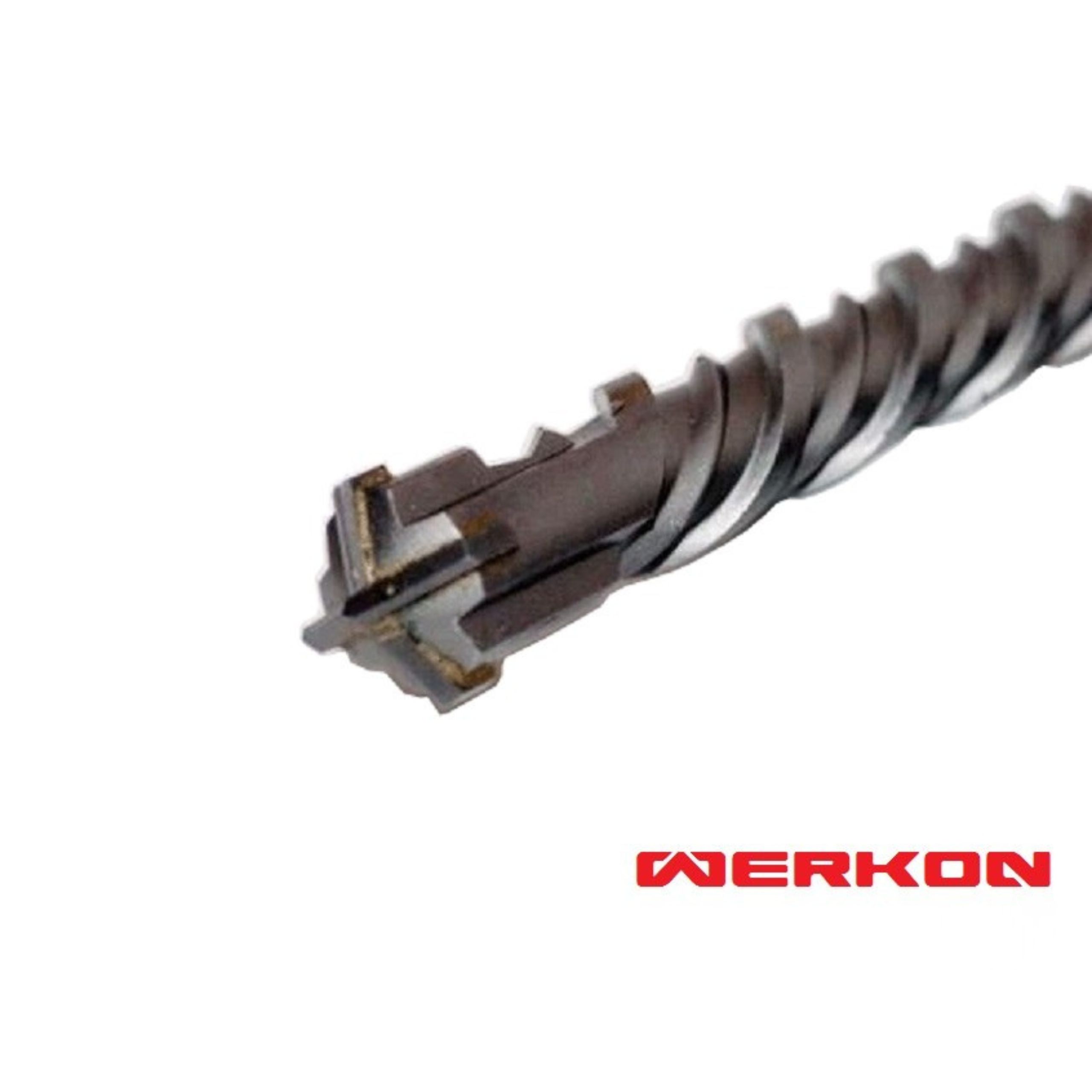 Długie wiertło udarowe SDS Plus WERHE 16x460 mm do betonu muru