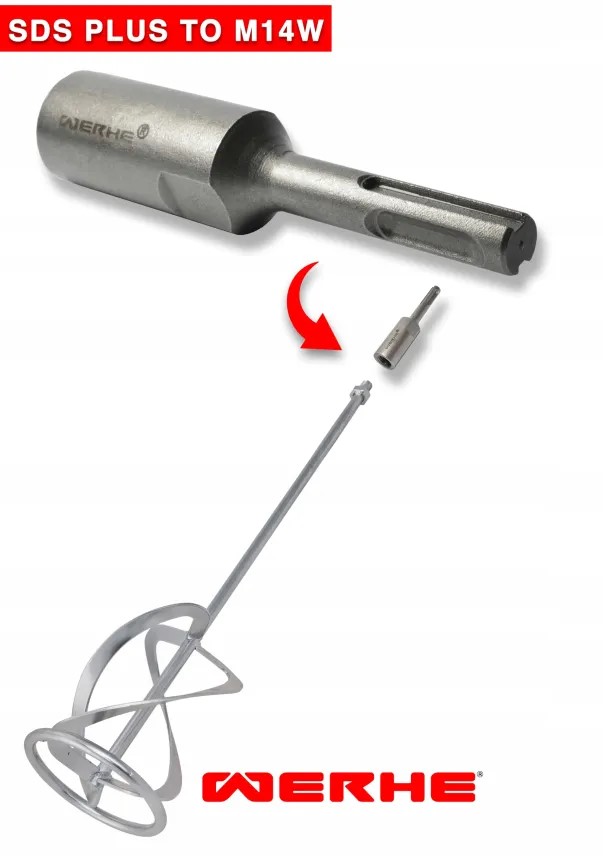 Adapter SDS Plus do M14 gwint wewnętrzny - obrazek 3