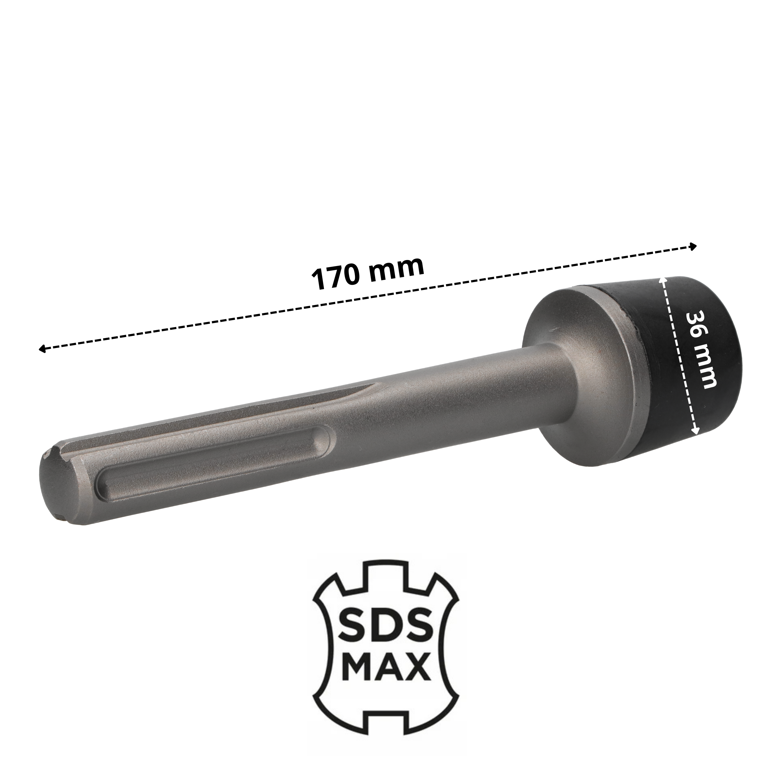 WERHE Młot gumowy SDS Max 36 mm do młota udarowego – do kostki, blach i pali - obrazek 7