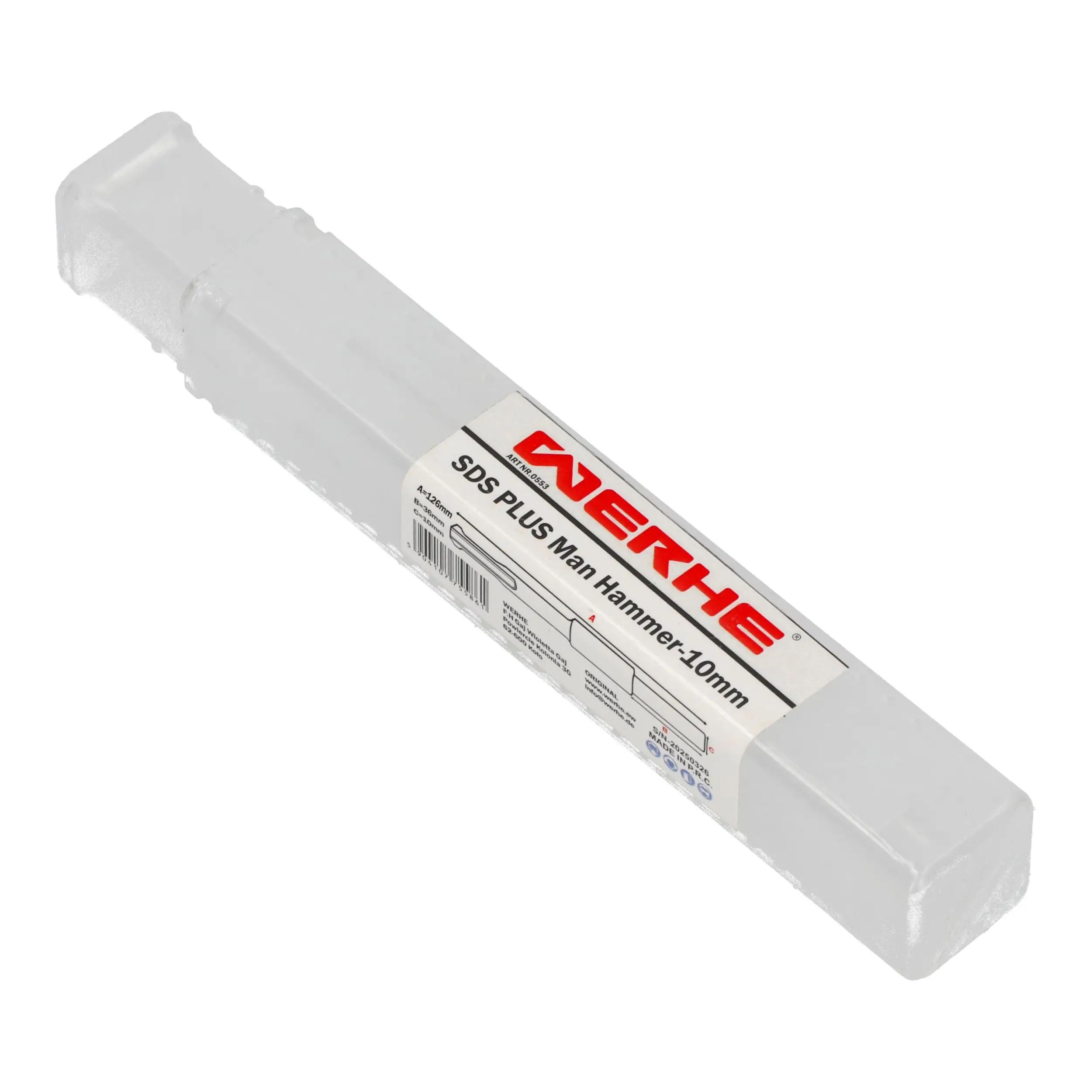 WERHE Pobijak męski 10 mm SDS Plus - obrazek 3
