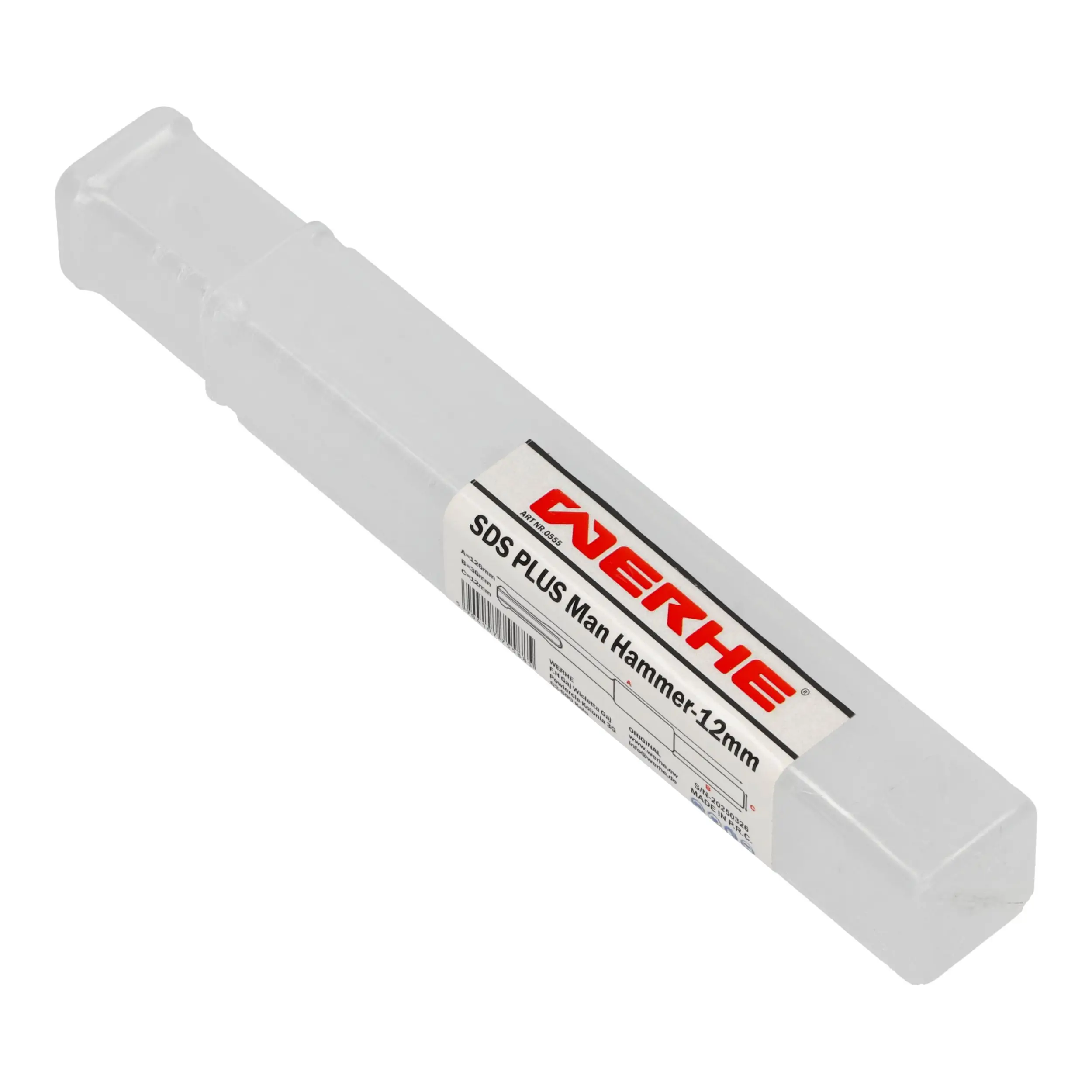 WERHE Pobijak męski 12mm SDS Plus - obrazek 2