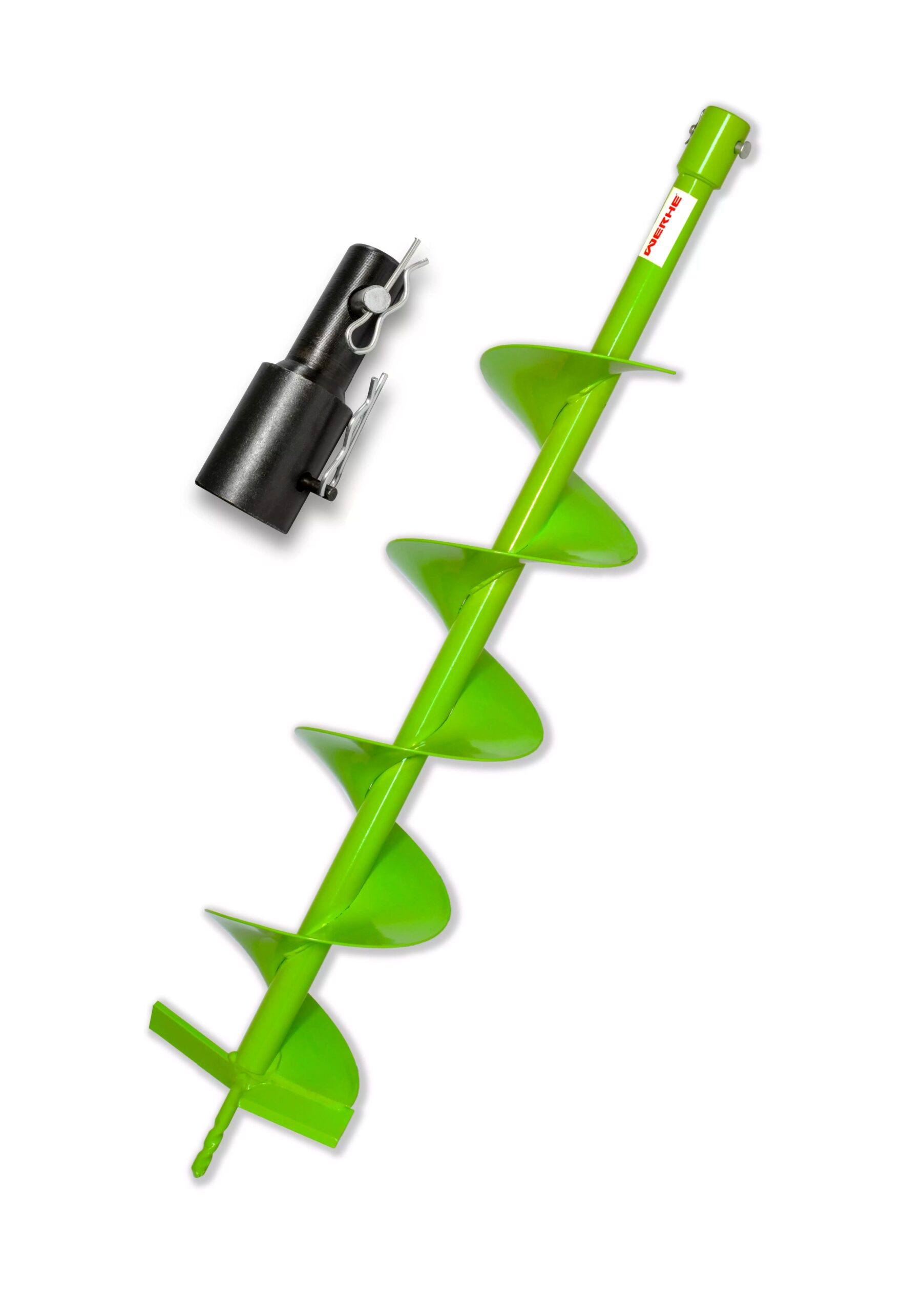 Świder glebowy pełny WERHE 150 mm do wiertnicy spalinowej + Adapter STIHL