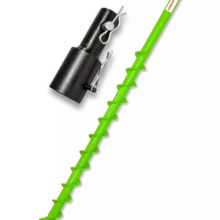 Świder glebowy pełny WERHE 40 mm do wiertnicy spalinowej + Adapter STIHL
