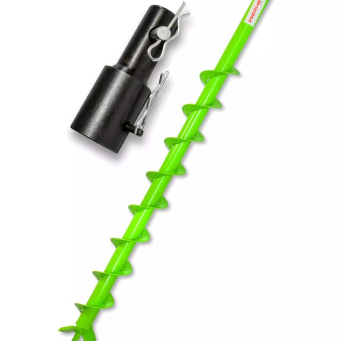 Świder glebowy pełny WERHE 60 mm do wiertnicy spalinowej + Adapter STIHL
