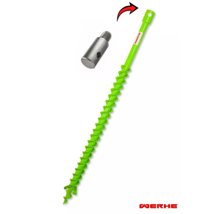 Świder do gleby 40 H pełny + adapter M14 mieszadło