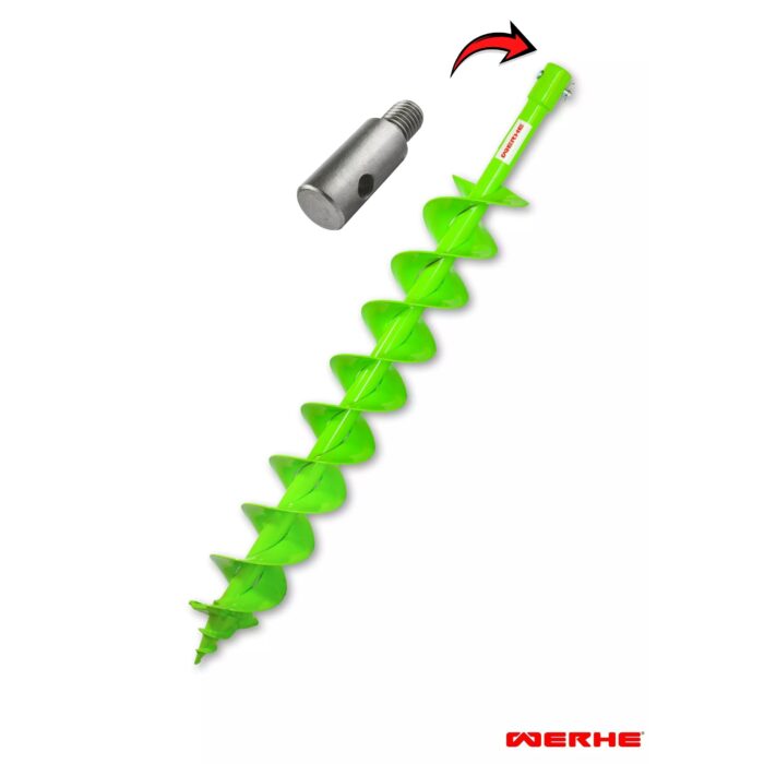 Świder do gleby 80 H pełny + adapter M14 mieszadło